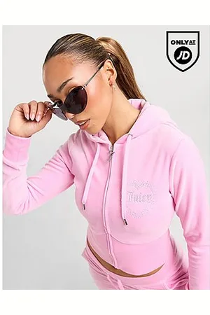 Juicy Couture Diamante Heart Logo Hoodie