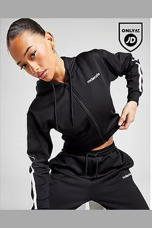 McKenzie Poly Crop Full Zip Hoodie