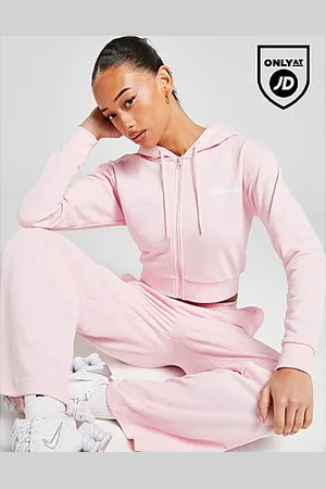 McKenzie French Terry Crop Full Zip Hoodie