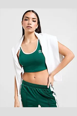 adidas 3-Stripes Crop Tank Top