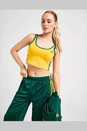 adidas 3-Stripes Crop Tank Top