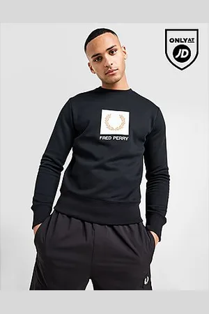 Fred Perry Logo Crew Sweatshirt