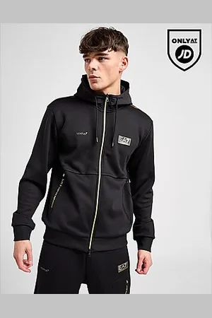 EA7 Natural Ventus Full Zip Hoodie