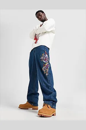 ED HARDY Dragon Baggy Jeans