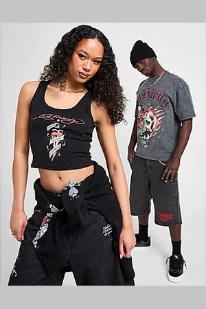 ED HARDY Dagger Rib Tank Top