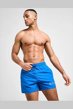 EA7 Text Logo Swim Shorts