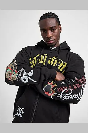 ED HARDY Skull Bike Hoodie