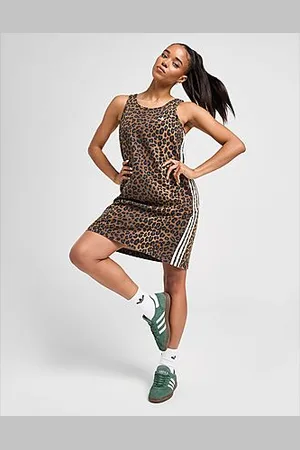 adidas Leopard Print Denim Dress