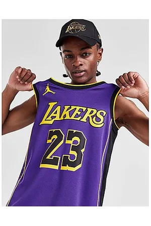 Jordan NBA LA Lakers James #23 Swingman Jersey