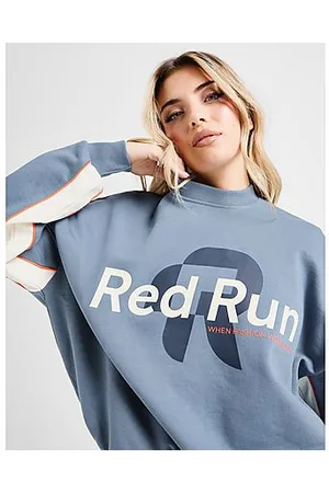 Red Run Activewear Muse Oversized Crew Sweatshirt