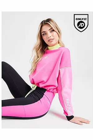 Red Run Activewear Twin Flame Crop Sweatshirt