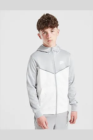 Nike Tape Poly Full Zip Hoodie Junior