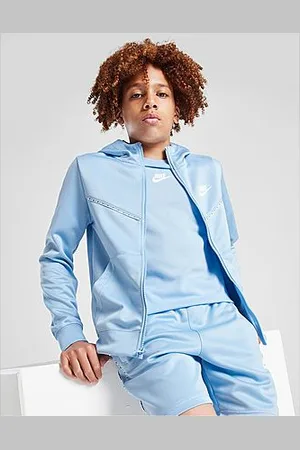 Nike Tape Poly Full Zip Hoodie Junior