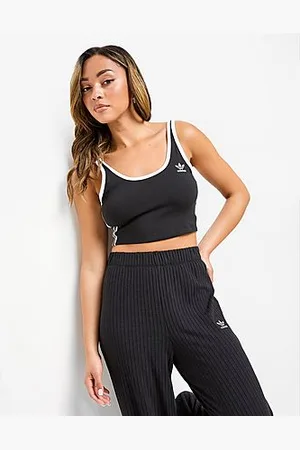adidas 3-Stripes Crop Tank Top
