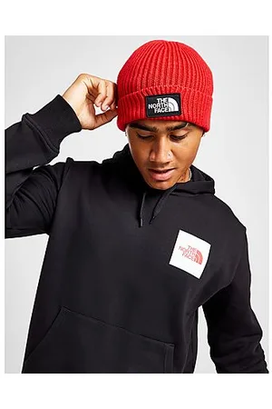 The North Face Logo Box Cuffed Beanie Hat