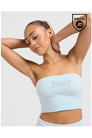 Juicy Couture Diamante Logo Bandeau Top