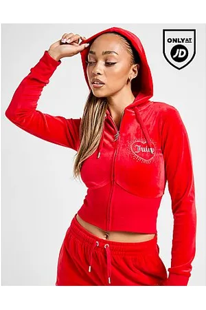 Juicy Couture Diamante Heart Logo Hoodie