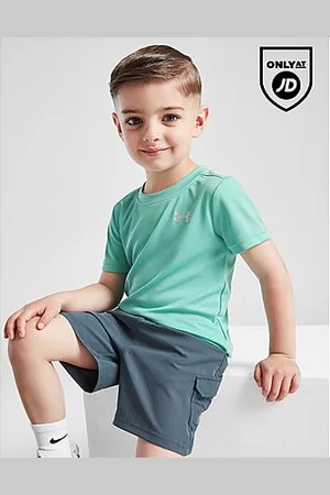 Under Armour Tech T-Shirt/Woven Cargo Shorts Set Infant