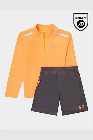 Under Armour Tech Twist 1/4 Zip Top/Shorts Set Children
