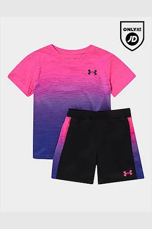 Under Armour Tech Fade T-Shirt/Shorts Set Children