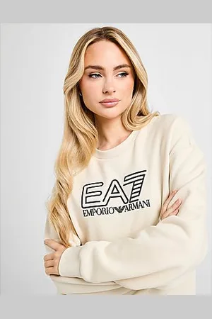 EA7 Shine Logo Crew Sweatshirt