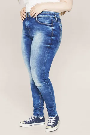 Skinny jeans in dames 8XL maat voor