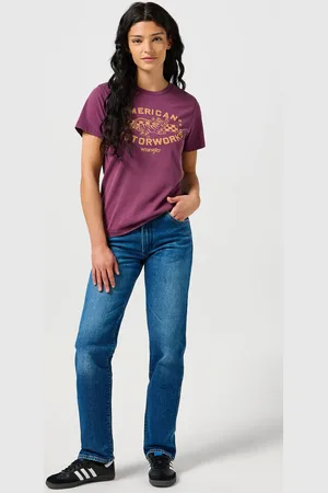 Wrangler Sunset straight fit dark wash