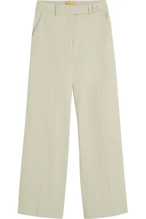 Josh V Kyrie Straight Fit Wide leg Mid Rise Pantalon