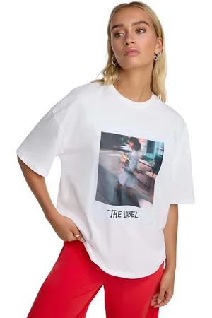 Alix the label Ladies Knitted Polaroid T-Shirt