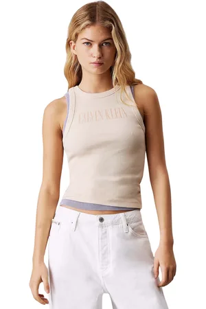 Calvin Klein Varsity Rib Tank Top