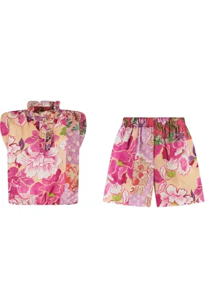 AMAYA Amsterdam Paige Flower Blouse + Lolita Korte Broek
