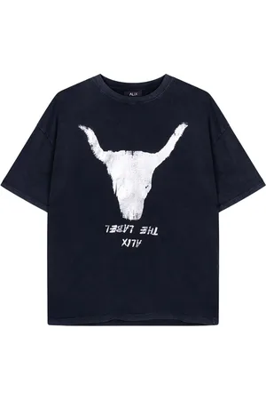 Alix the label Ladies Knitted Silver Bull T-Shirt