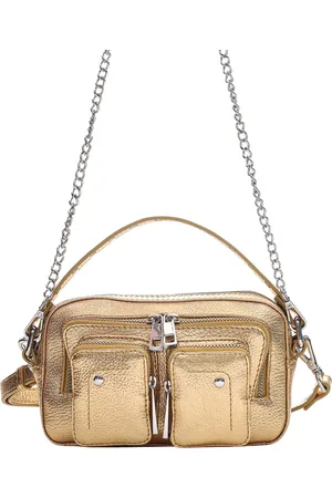 Nunoo Helena Metallic Light Gold-Schoudertas