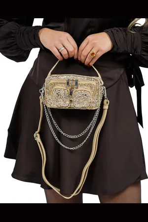 Nunoo Helena Glitter Gold-Schoudertas