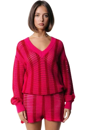 Colourful rebel Nolita Crochet Stripe Korte Broek