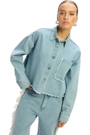 Refined Department Oversized Cropped Blouse Mary