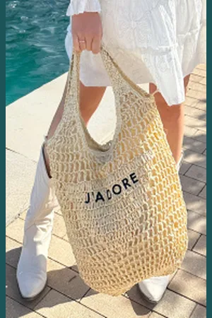 Jurkjes J Adore Tas Raffia