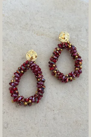 Jurkjes Luxury Beads Oorbellen Yara Goud