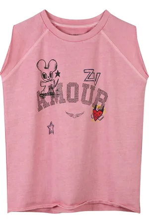 Zadig & Voltaire Top - Blossom m. Print - - 10 jaar (140) - Tanktop