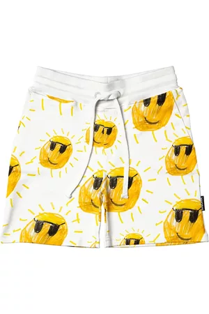 Snurk Shorts - Unisex sweatshort SunnyGlasses wit