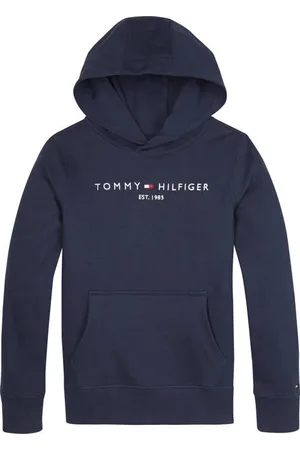 Tommy Hilfiger Unisex hoodie met logo Sweater Logo