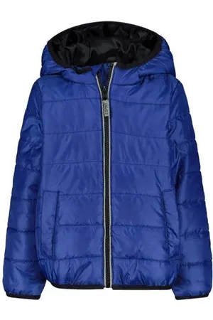 ESPRIT Gewatteerde jas met jacquard Jongens Polyester Capuchon
