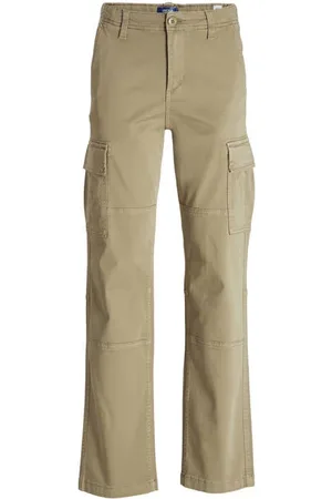 JACK & JONES JUNIOR loose fit cargobroek JPSTKANE JJHARLOW Jongens Stretchkatoen