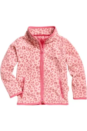 Playshoes Fleece vest met all over print Meisjes Polyester Opstaande kraag