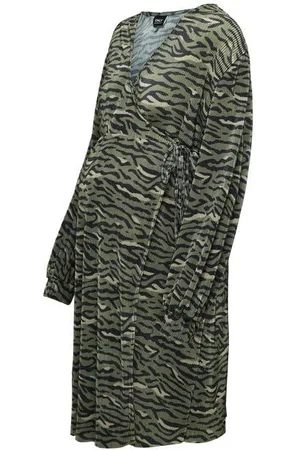 ONLY Zwangerschapsjurk OLMCLAUDIA met all over print Dames Polyester V