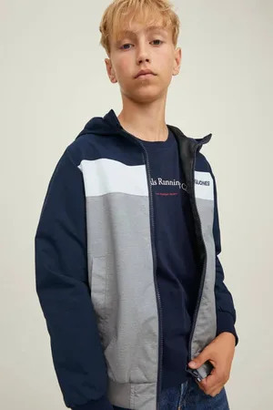 JACK & JONES JUNIOR zomerjas JJERUSH Jongens Polyester Capuchon