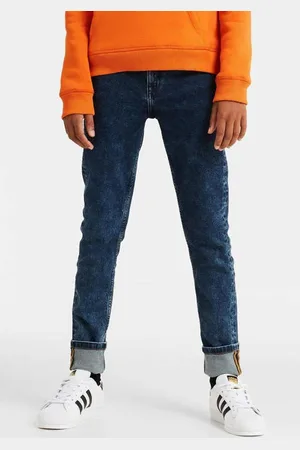 Anytime Slim fit jeans Jongens Denim Effen