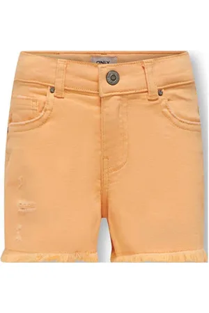 ONLY KIDS GIRL short KOGROBYN met slijtage Korte broek Meisjes Katoen