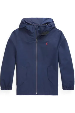 Ralph Lauren Zomerjas PRTLAND van polyester donkerblauw Effen