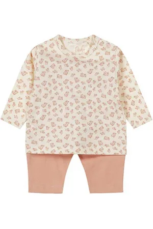 Dirkje Pyjama met all over print Meisjes Stretchkatoen Ronde hals